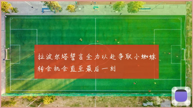 拉波尔塔誓言全力以赴争取小蜘蛛转会机会直至最后一刻